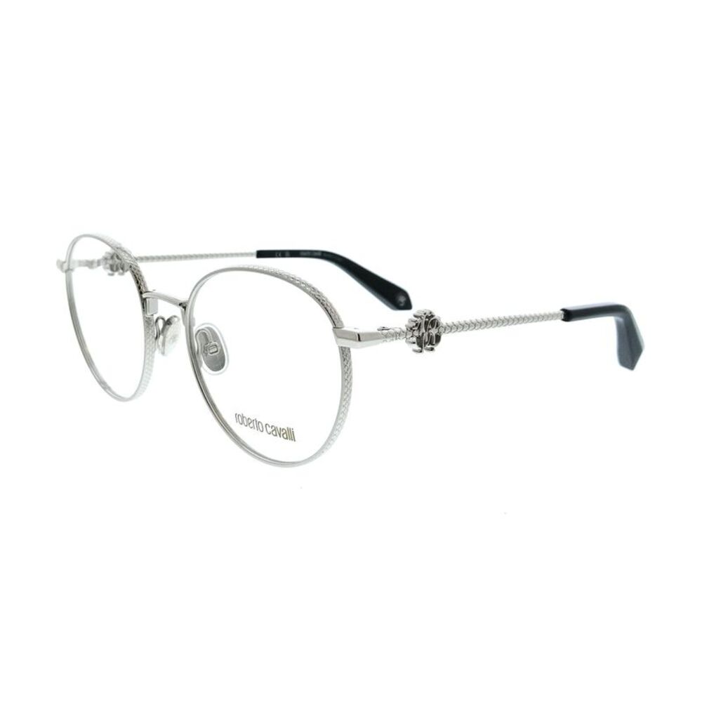 Roberto Cavalli VRC047 520579 Shiny Palladium Cat Eye Womens Optical Frames